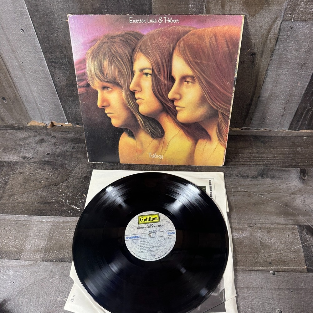 Emerson, Lake & Palmer Trilogy 1972 US LP Monarch Cotillion Atlantic SD 9903